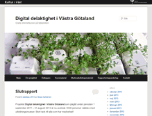 Tablet Screenshot of digidel.kulturivast.se