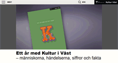 Desktop Screenshot of kulturivast.se